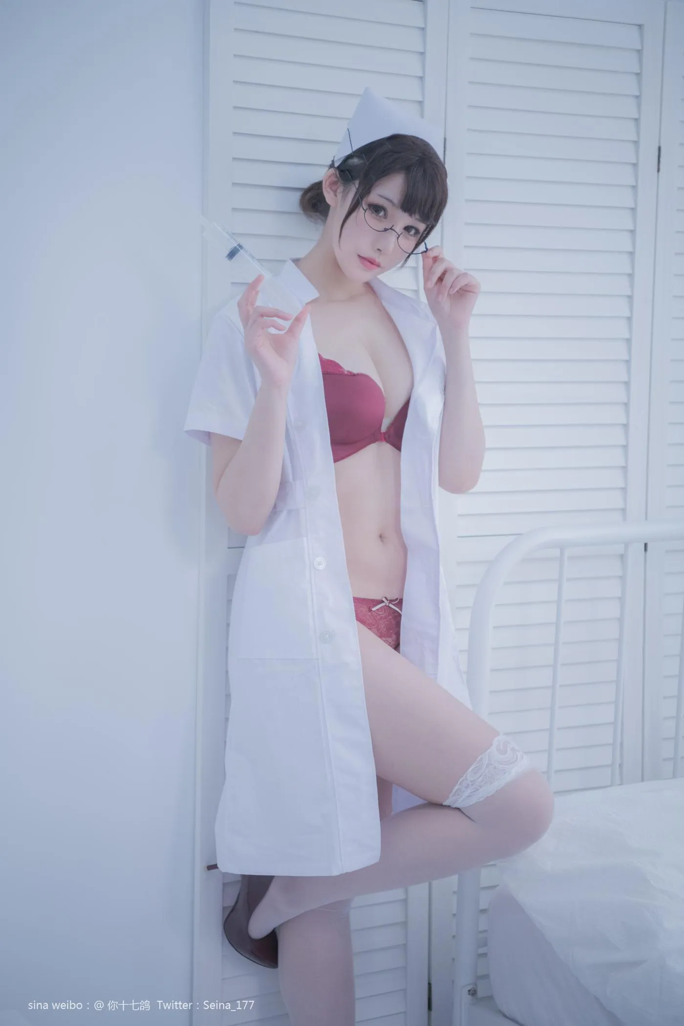 你十七鸽 – NO.03 白色护士-白色护士成片 [51P]插图